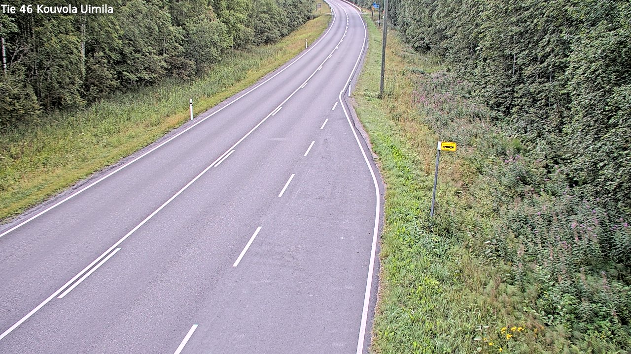 Weather Camera Image Road 46 Kouvola, Uimila, Kouvola, Kymenlaakso