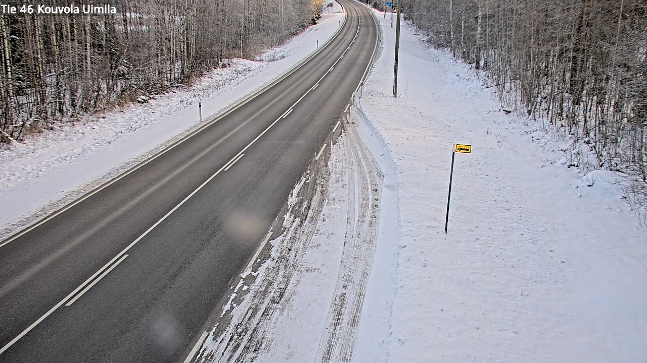 Weather Camera Image Road 46 Kouvola, Uimila, Kouvola, Kymenlaakso