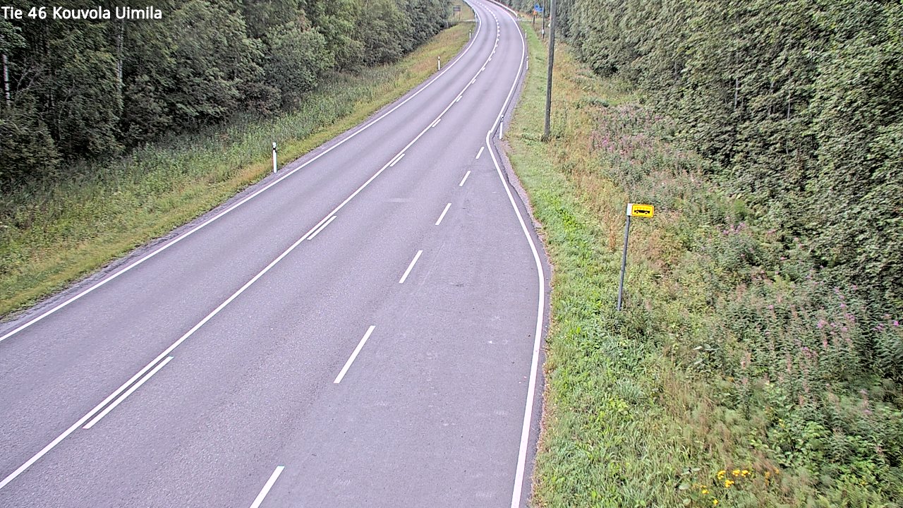 Weather Camera Image Road 46 Kouvola, Uimila, Kouvola, Kymenlaakso