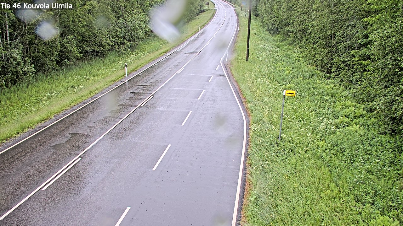 Weather Camera Image Road 46 Kouvola, Uimila, Kouvola, Kymenlaakso