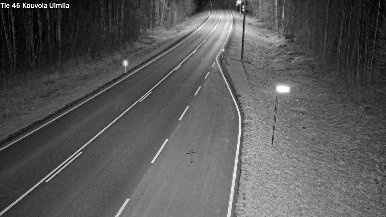 Weather Camera Image Väg 46 Kouvola, Uimila, Kouvola, Kymenlaakso