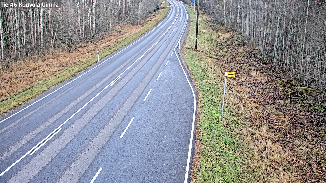 Weather Camera Image Väg 46 Kouvola, Uimila, Kouvola, Kymenlaakso