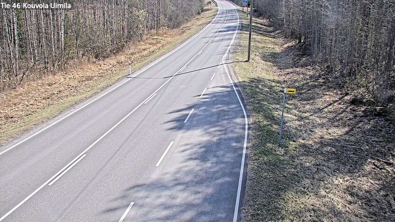 Weather Camera Image Road 46 Kouvola, Uimila, Kouvola, Kymenlaakso