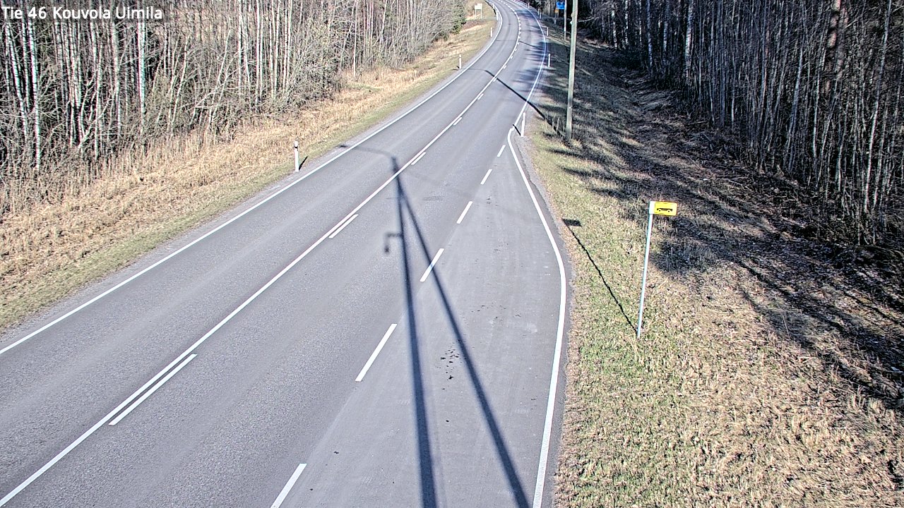 Weather Camera Image Väg 46 Kouvola, Uimila, Kouvola, Kymenlaakso