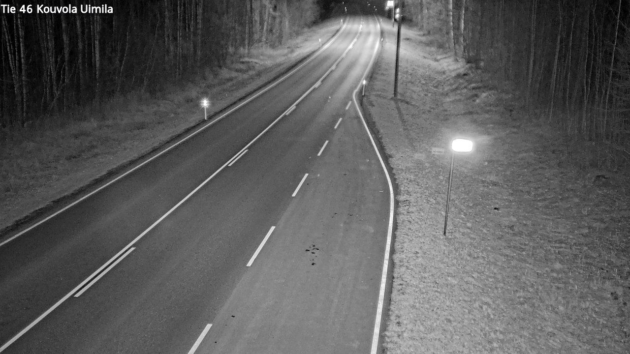 Weather Camera Image Väg 46 Kouvola, Uimila, Kouvola, Kymenlaakso