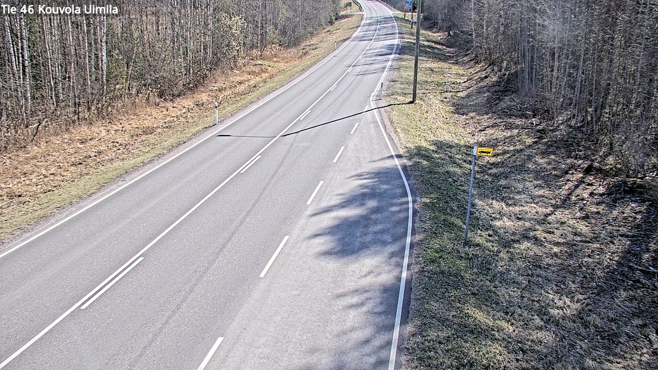 Weather Camera Image Road 46 Kouvola, Uimila, Kouvola, Kymenlaakso