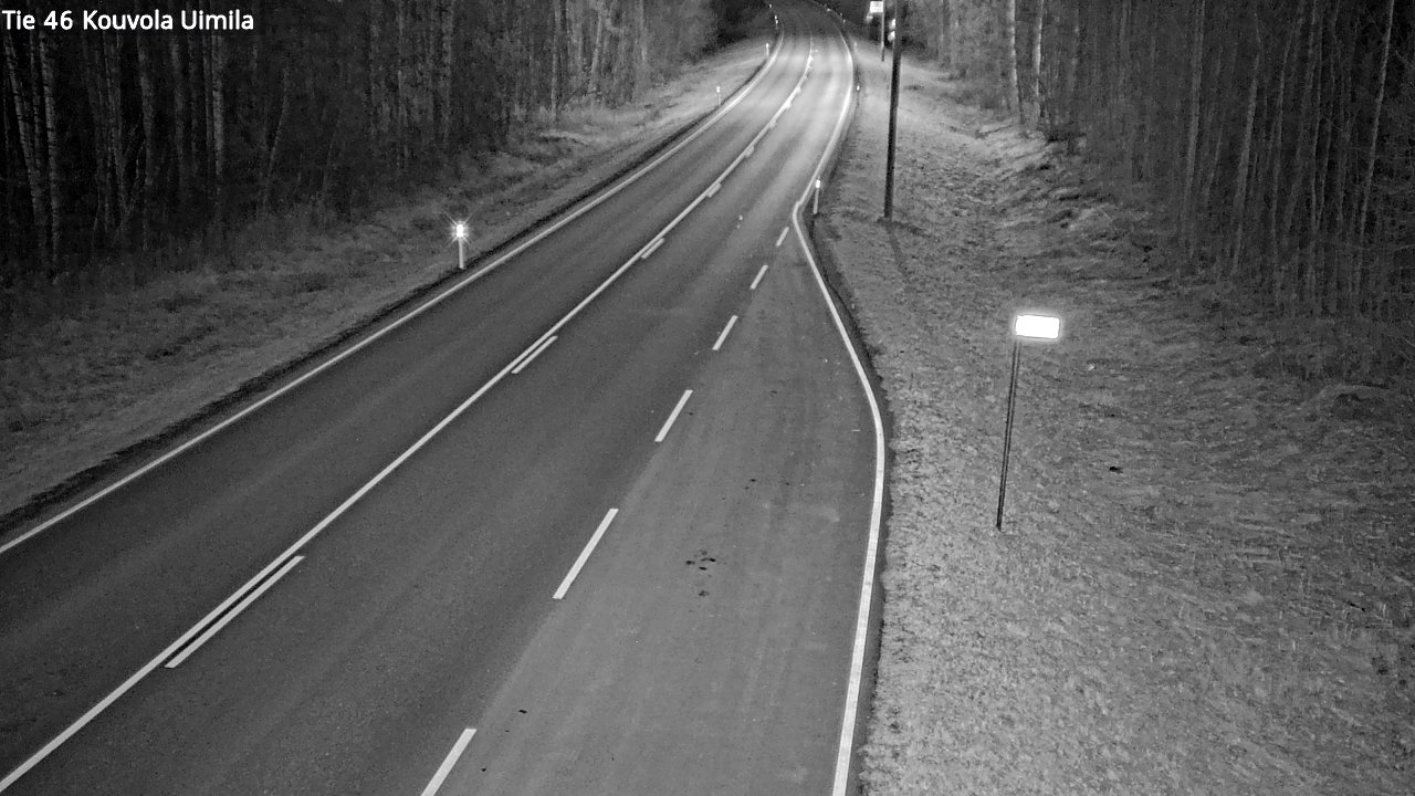 Weather Camera Image Väg 46 Kouvola, Uimila, Kouvola, Kymenlaakso