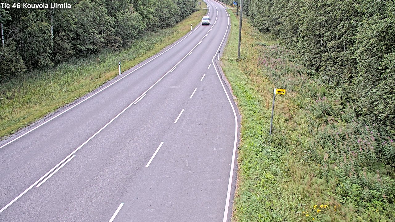 Weather Camera Image Road 46 Kouvola, Uimila, Kouvola, Kymenlaakso
