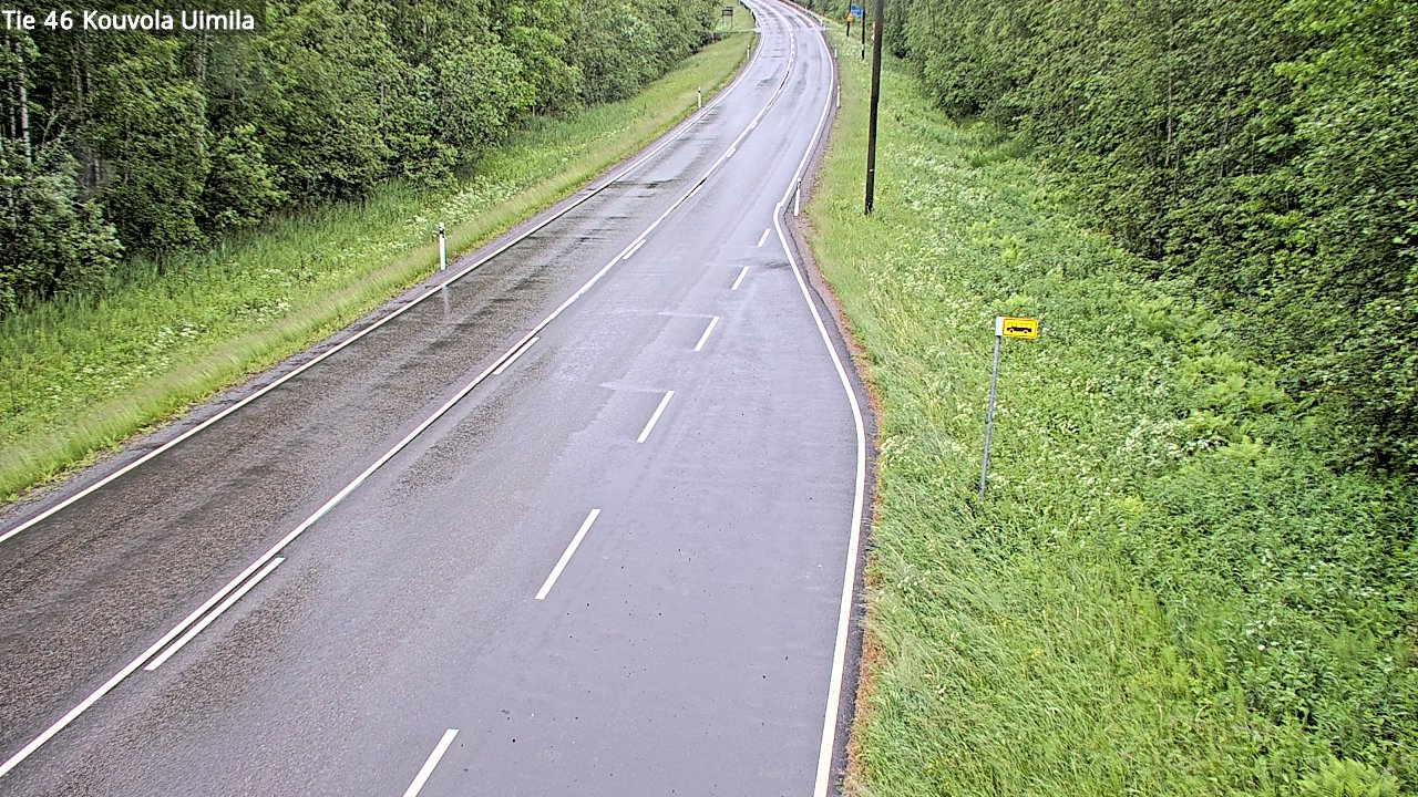 Weather Camera Image Road 46 Kouvola, Uimila, Kouvola, Kymenlaakso