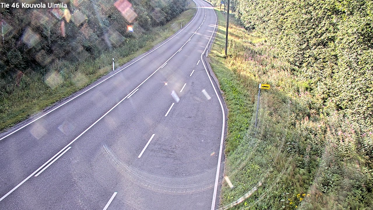 Weather Camera Image Väg 46 Kouvola, Uimila, Kouvola, Kymenlaakso