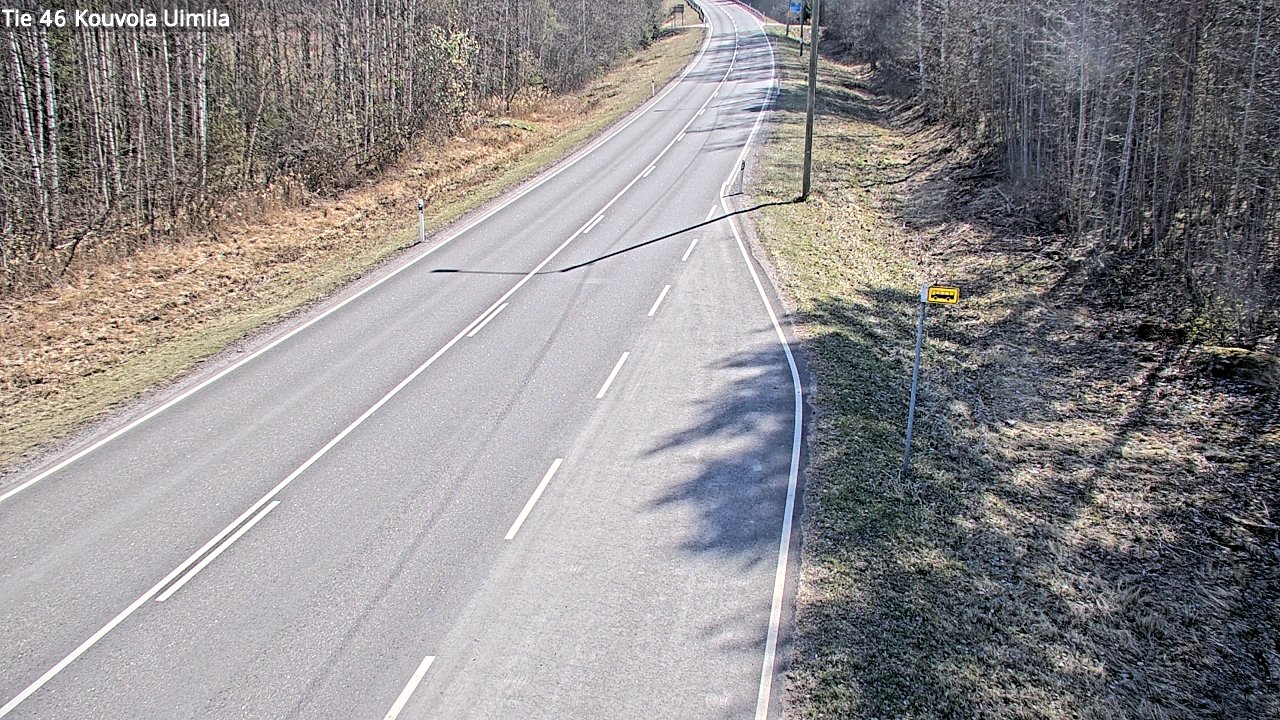 Weather Camera Image Road 46 Kouvola, Uimila, Kouvola, Kymenlaakso