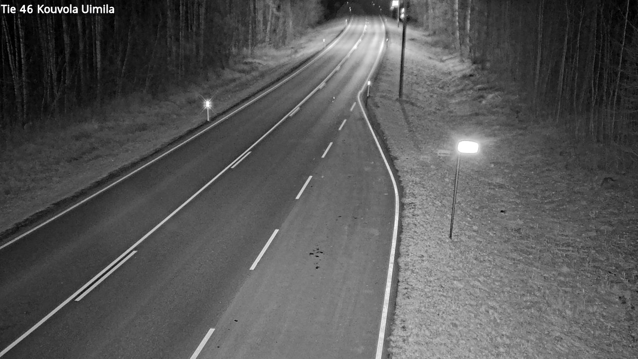 Weather Camera Image Väg 46 Kouvola, Uimila, Kouvola, Kymenlaakso