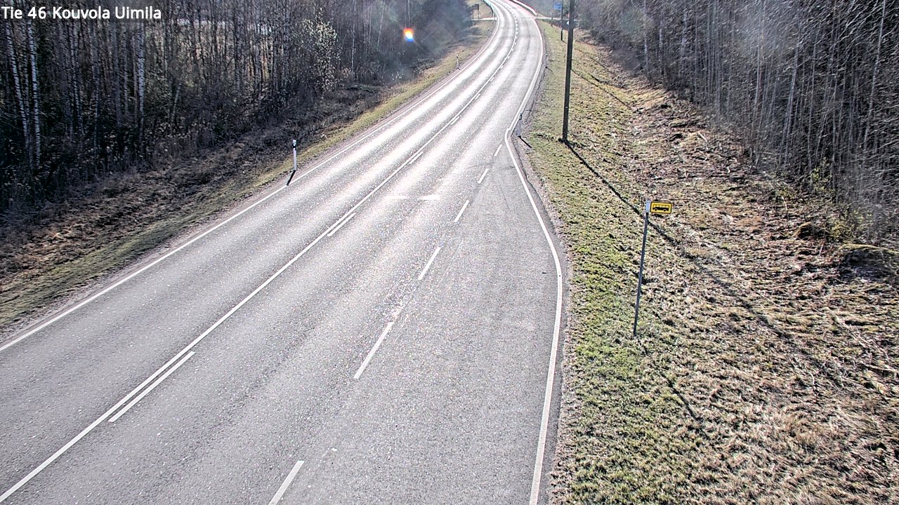 Weather Camera Image Road 46 Kouvola, Uimila, Kouvola, Kymenlaakso
