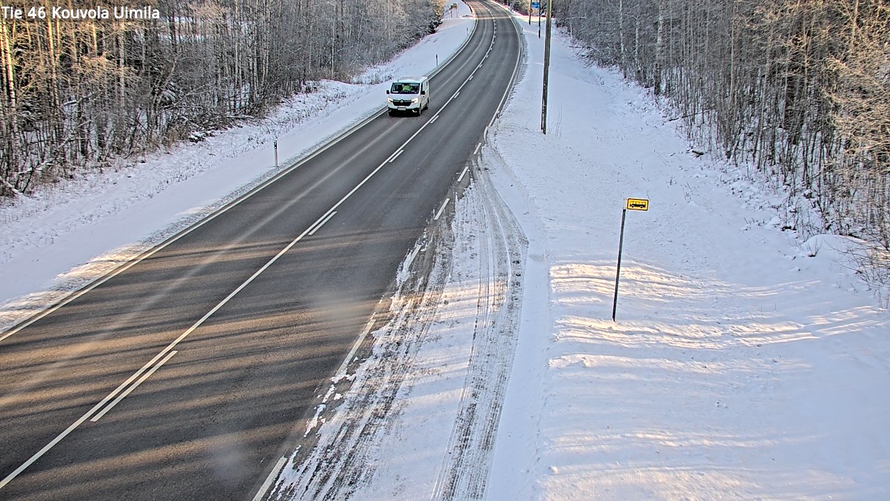 Weather Camera Image Road 46 Kouvola, Uimila, Kouvola, Kymenlaakso