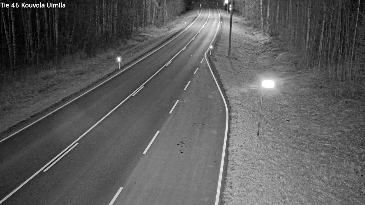 Weather Camera Image Väg 46 Kouvola, Uimila, Kouvola, Kymenlaakso