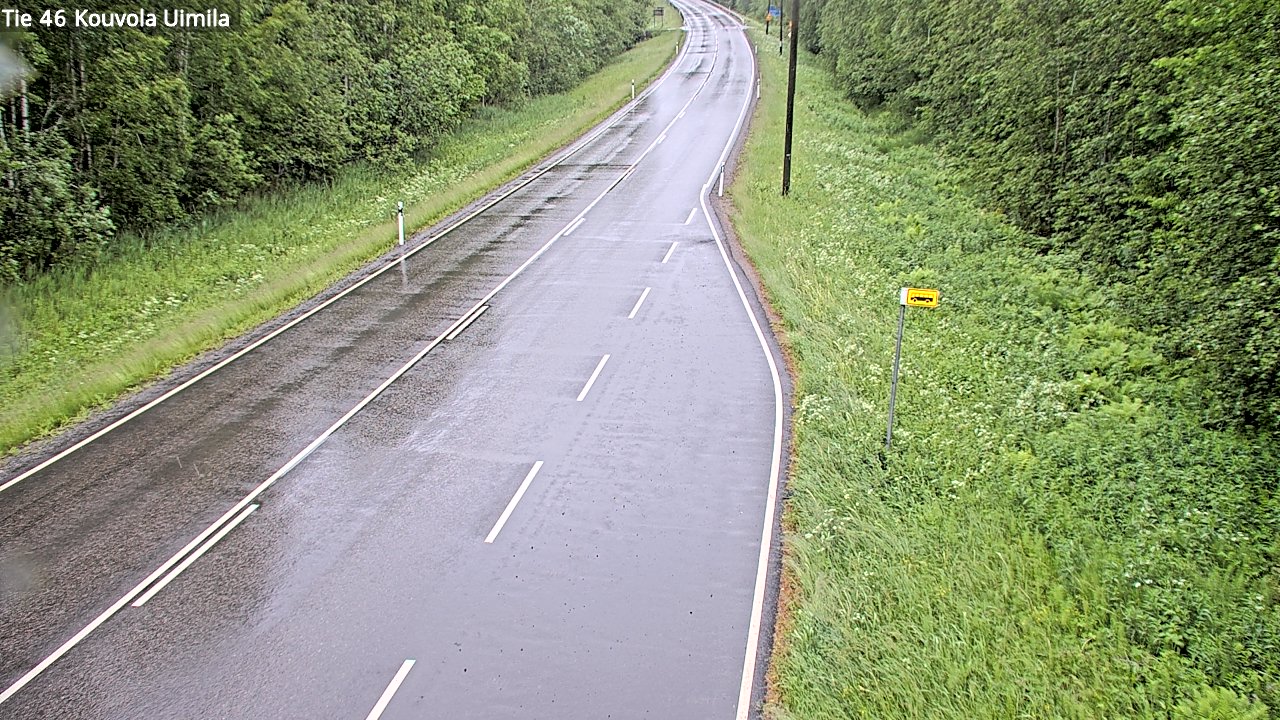 Weather Camera Image Road 46 Kouvola, Uimila, Kouvola, Kymenlaakso