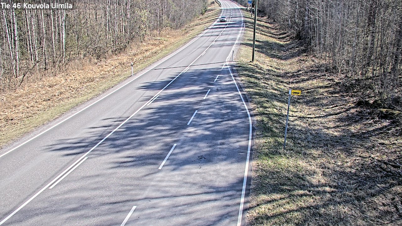 Weather Camera Image Road 46 Kouvola, Uimila, Kouvola, Kymenlaakso