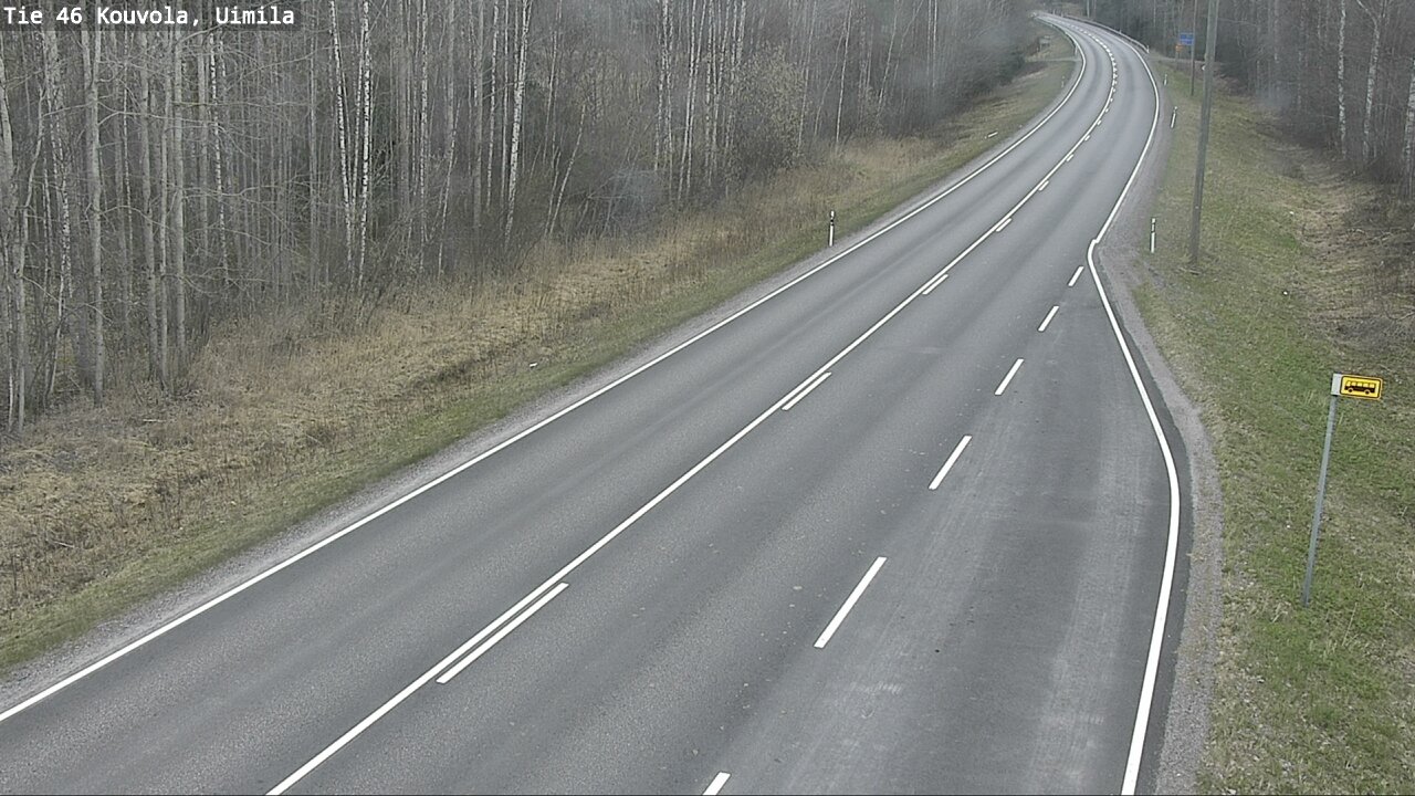 Weather Camera Image Road 46 Kouvola, Uimila, Kouvola, Kymenlaakso