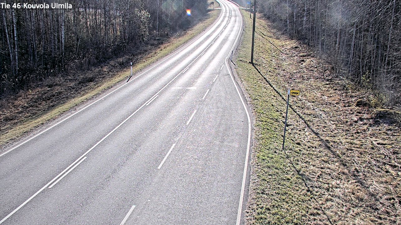 Weather Camera Image Road 46 Kouvola, Uimila, Kouvola, Kymenlaakso