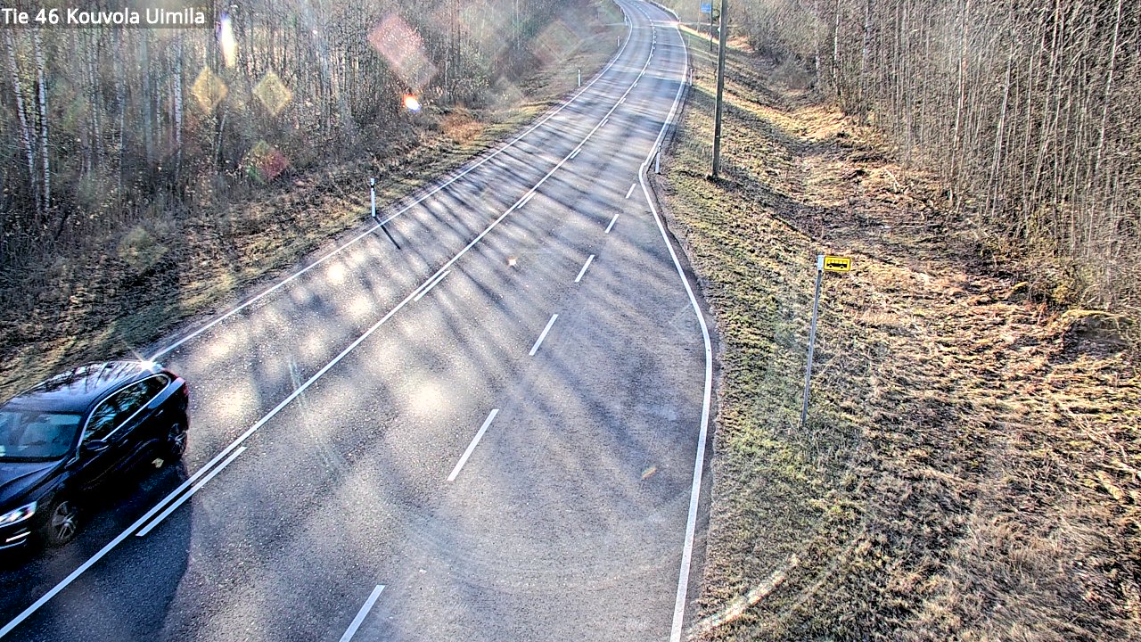 Weather Camera Image Väg 46 Kouvola, Uimila, Kouvola, Kymenlaakso