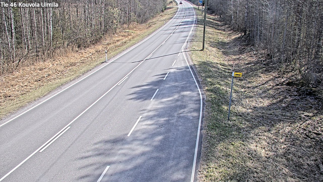 Weather Camera Image Road 46 Kouvola, Uimila, Kouvola, Kymenlaakso