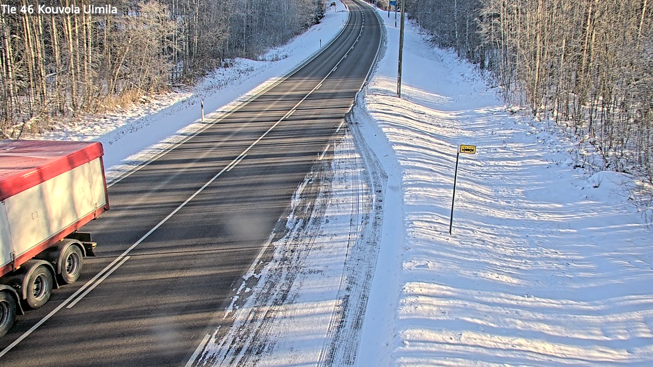 Weather Camera Image Road 46 Kouvola, Uimila, Kouvola, Kymenlaakso