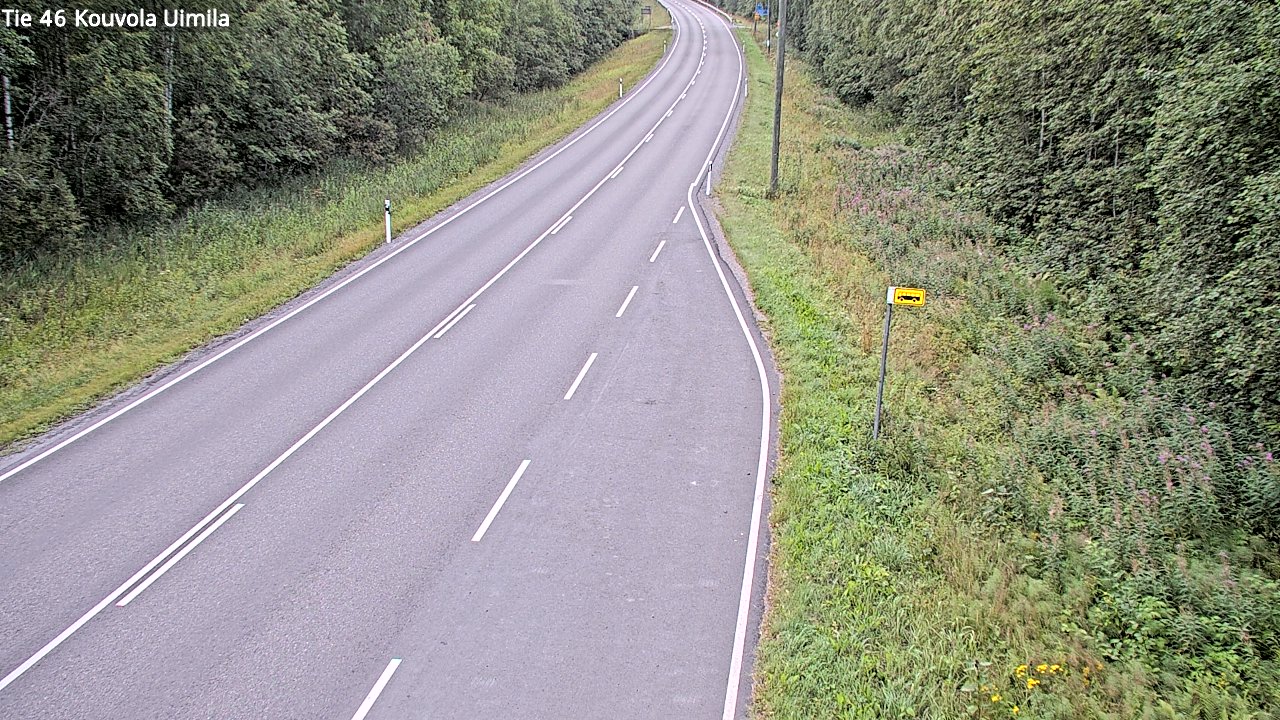 Weather Camera Image Road 46 Kouvola, Uimila, Kouvola, Kymenlaakso