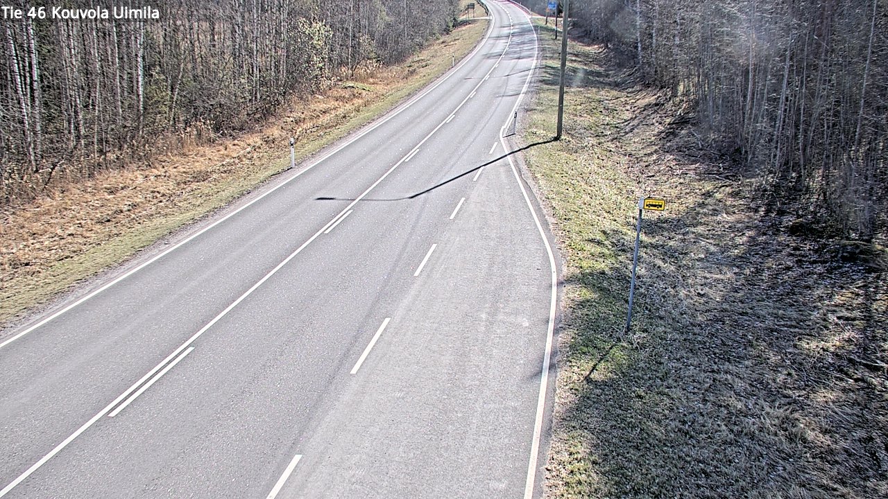 Weather Camera Image Road 46 Kouvola, Uimila, Kouvola, Kymenlaakso
