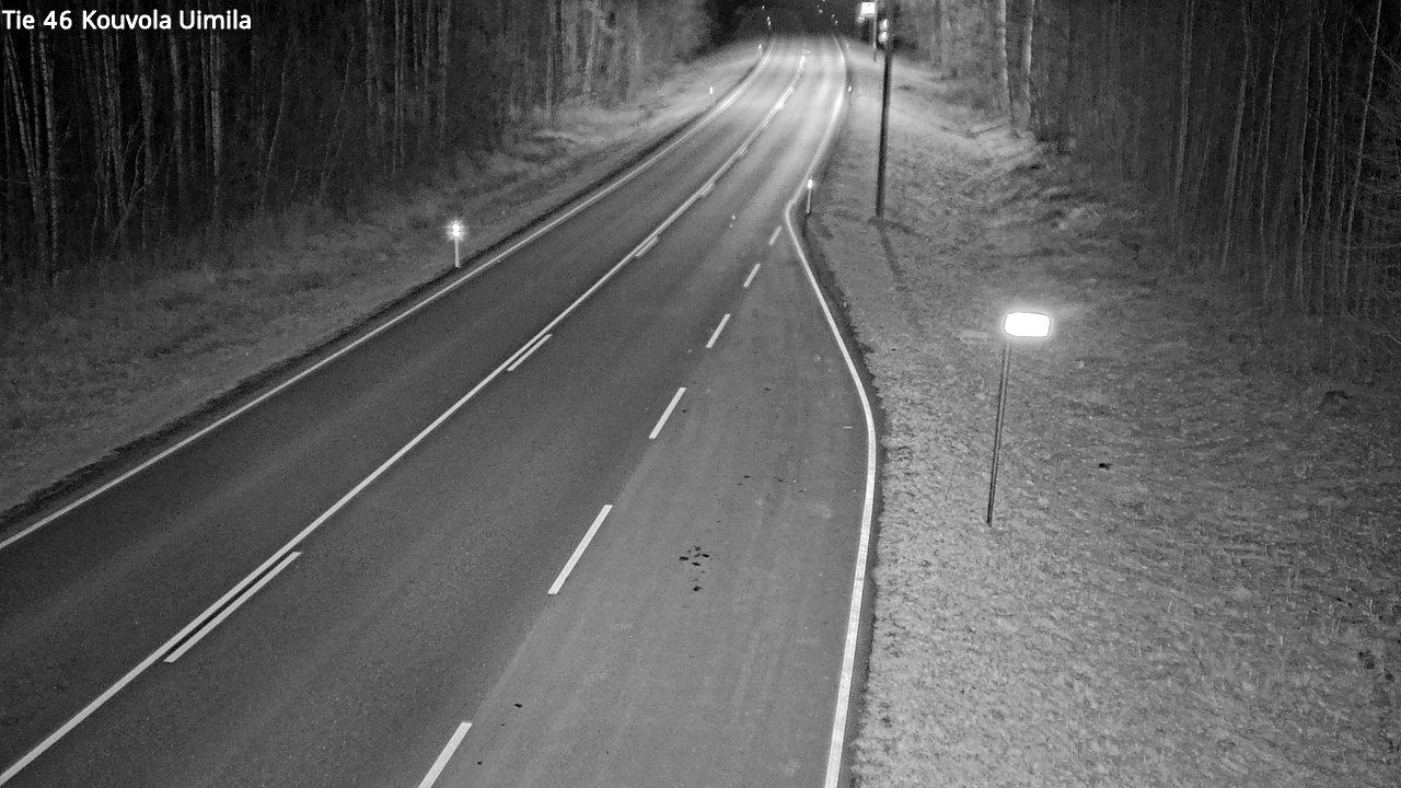 Weather Camera Image Väg 46 Kouvola, Uimila, Kouvola, Kymenlaakso