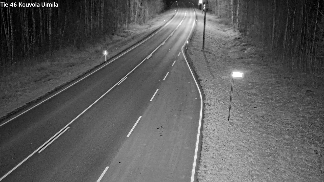 Weather Camera Image Väg 46 Kouvola, Uimila, Kouvola, Kymenlaakso