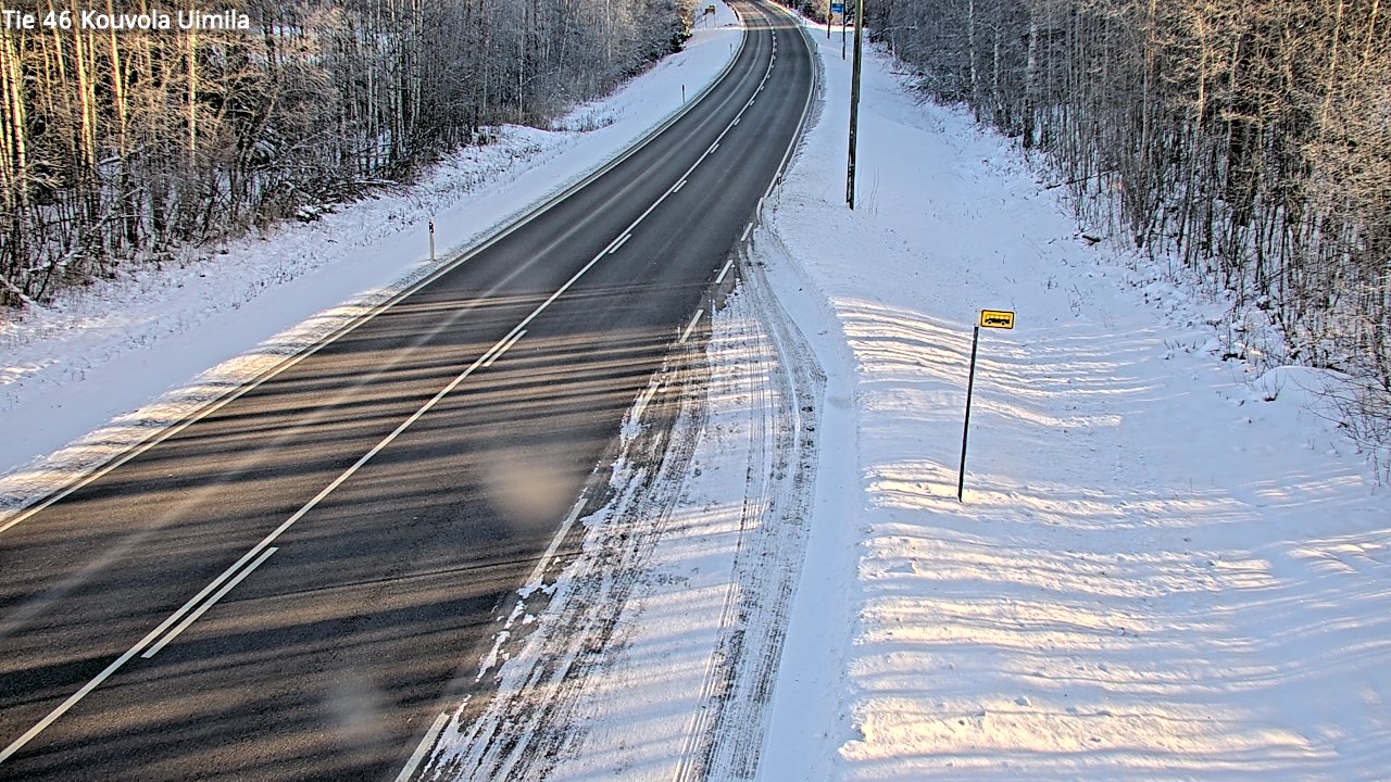 Weather Camera Image Road 46 Kouvola, Uimila, Kouvola, Kymenlaakso