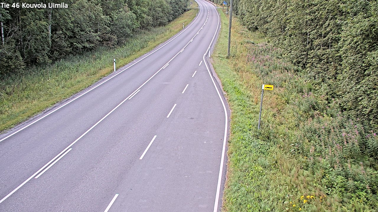 Weather Camera Image Road 46 Kouvola, Uimila, Kouvola, Kymenlaakso