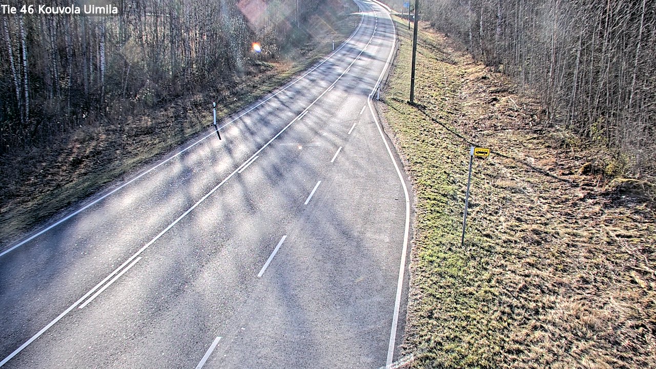 Weather Camera Image Road 46 Kouvola, Uimila, Kouvola, Kymenlaakso