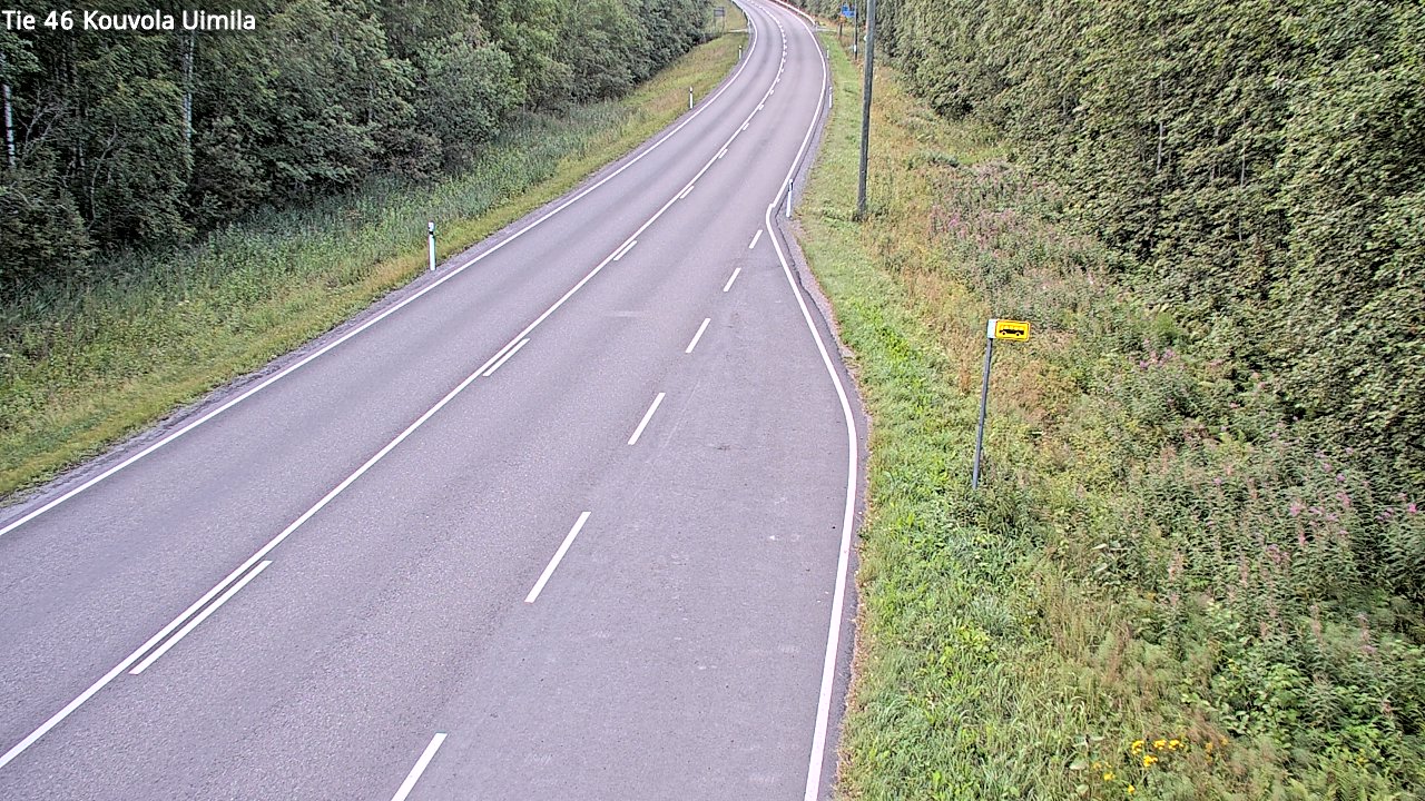 Weather Camera Image Road 46 Kouvola, Uimila, Kouvola, Kymenlaakso