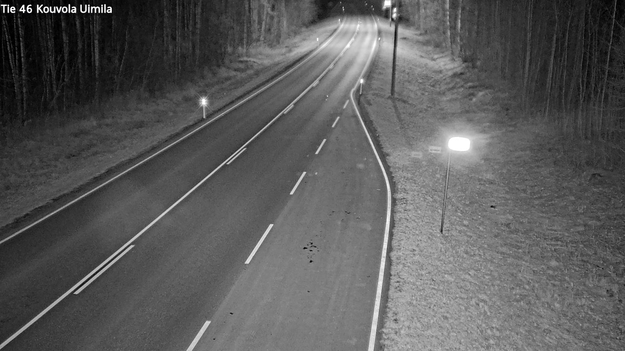 Weather Camera Image Väg 46 Kouvola, Uimila, Kouvola, Kymenlaakso