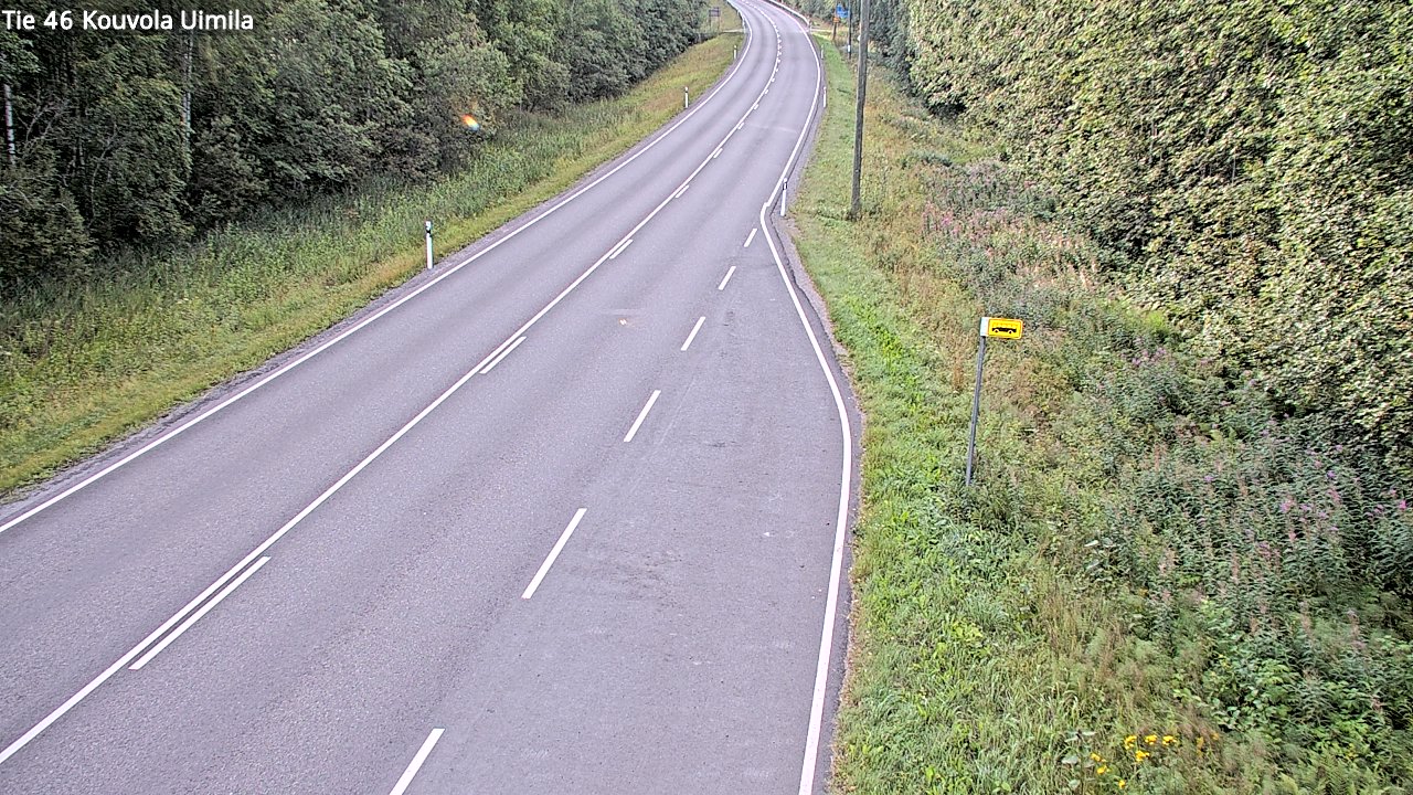 Weather Camera Image Road 46 Kouvola, Uimila, Kouvola, Kymenlaakso
