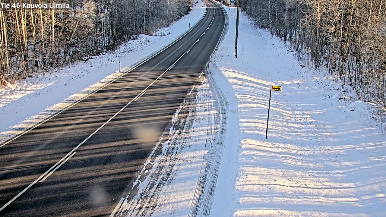 Weather Camera Image Road 46 Kouvola, Uimila, Kouvola, Kymenlaakso