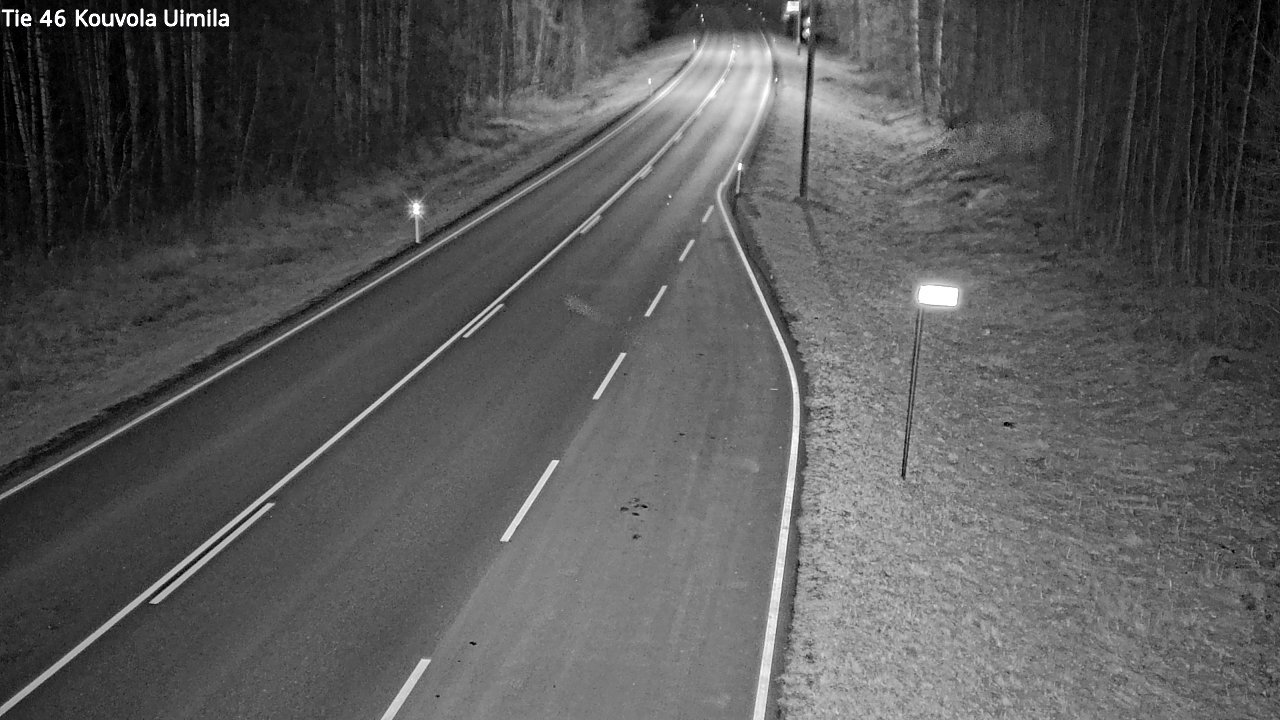 Weather Camera Image Väg 46 Kouvola, Uimila, Kouvola, Kymenlaakso