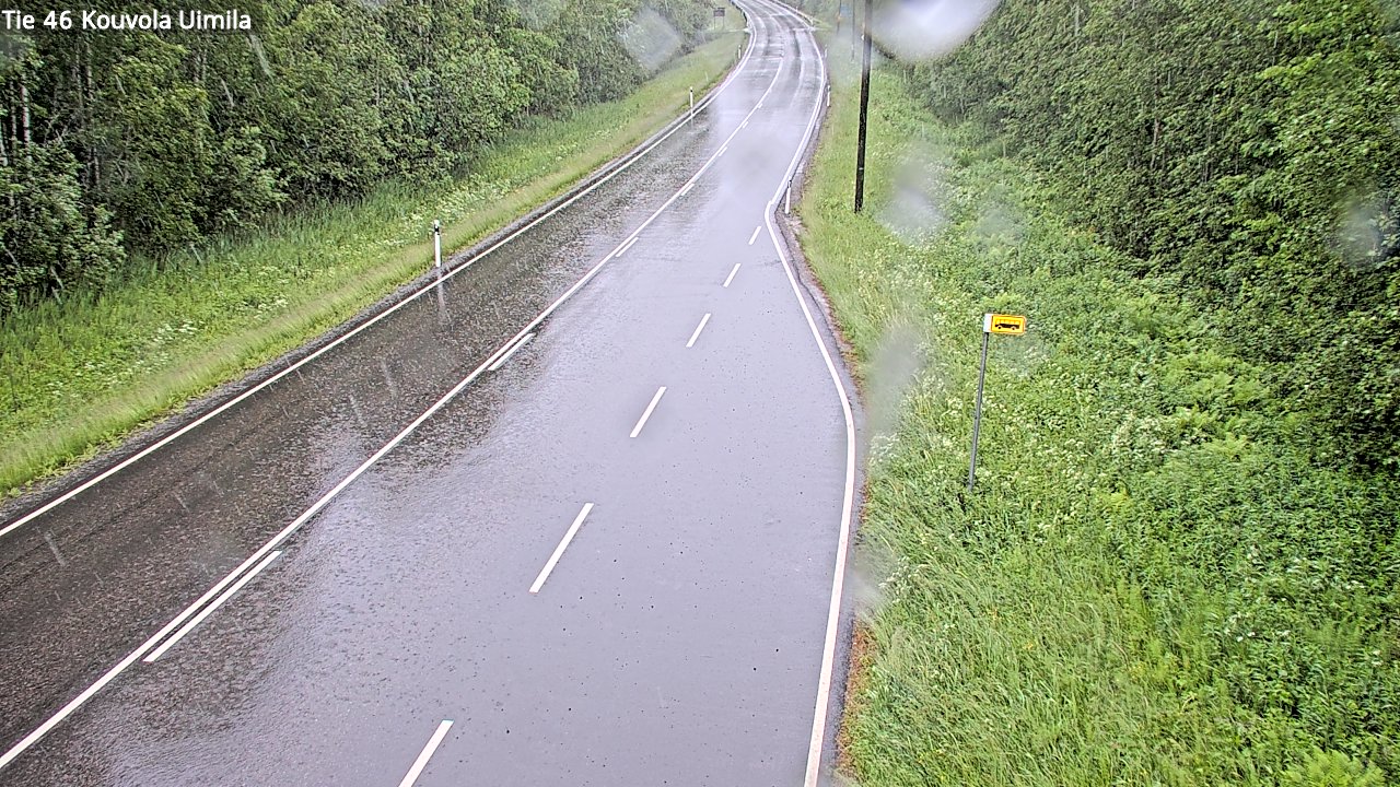 Weather Camera Image Road 46 Kouvola, Uimila, Kouvola, Kymenlaakso