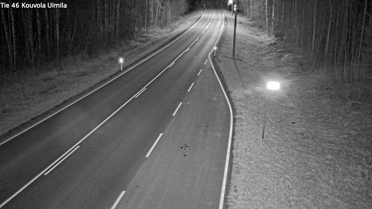 Weather Camera Image Väg 46 Kouvola, Uimila, Kouvola, Kymenlaakso