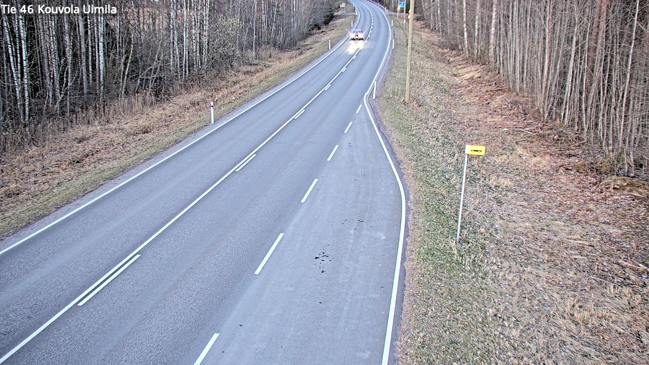 Weather Camera Image Väg 46 Kouvola, Uimila, Kouvola, Kymenlaakso