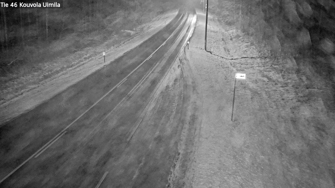 Weather Camera Image Väg 46 Kouvola, Uimila, Kouvola, Kymenlaakso