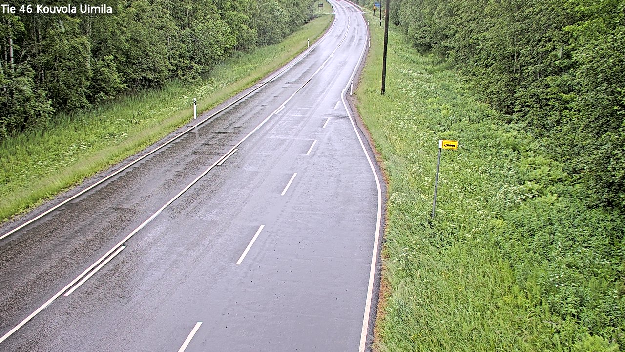 Weather Camera Image Väg 46 Kouvola, Uimila, Kouvola, Kymenlaakso