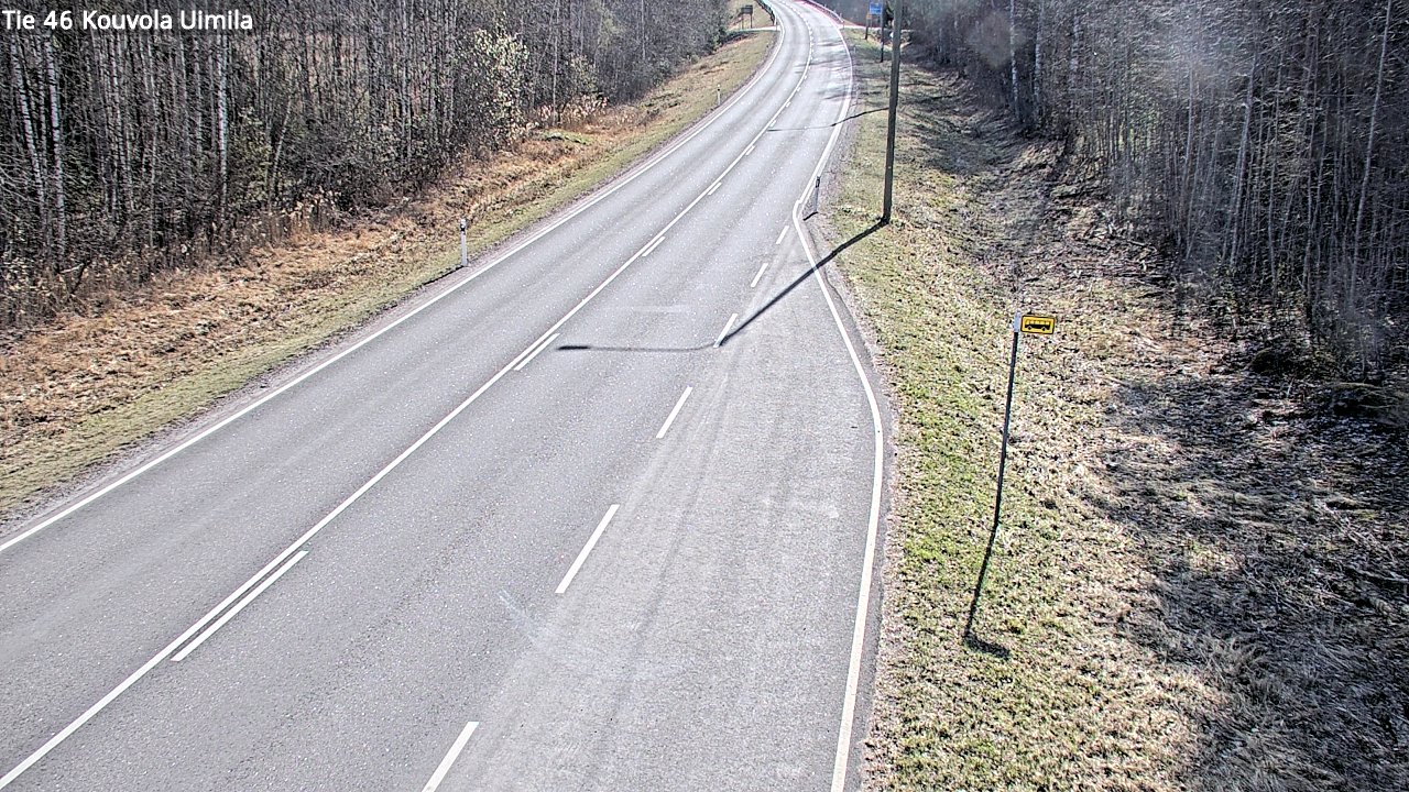 Weather Camera Image Road 46 Kouvola, Uimila, Kouvola, Kymenlaakso