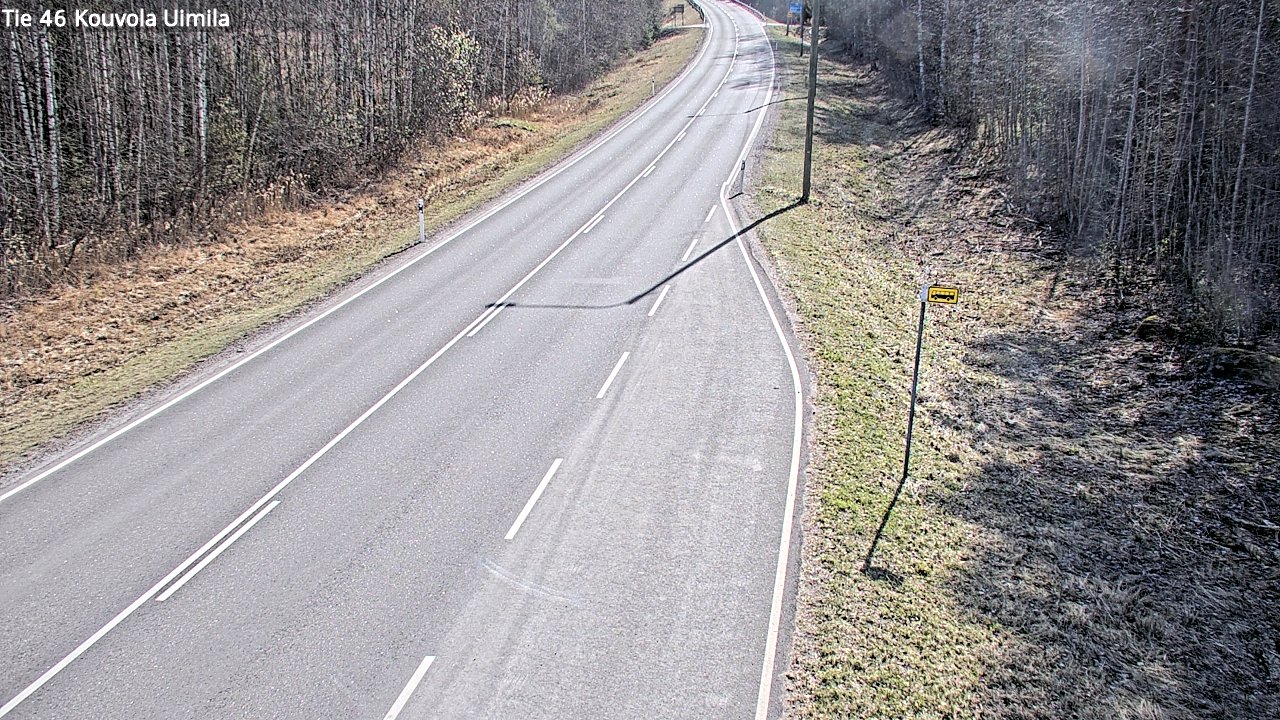 Weather Camera Image Road 46 Kouvola, Uimila, Kouvola, Kymenlaakso