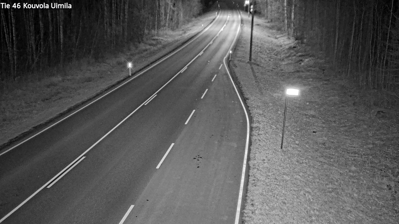 Weather Camera Image Väg 46 Kouvola, Uimila, Kouvola, Kymenlaakso