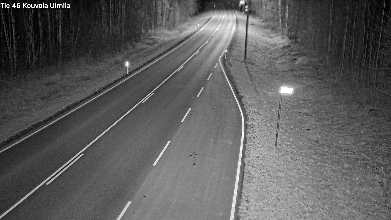 Weather Camera Image Väg 46 Kouvola, Uimila, Kouvola, Kymenlaakso