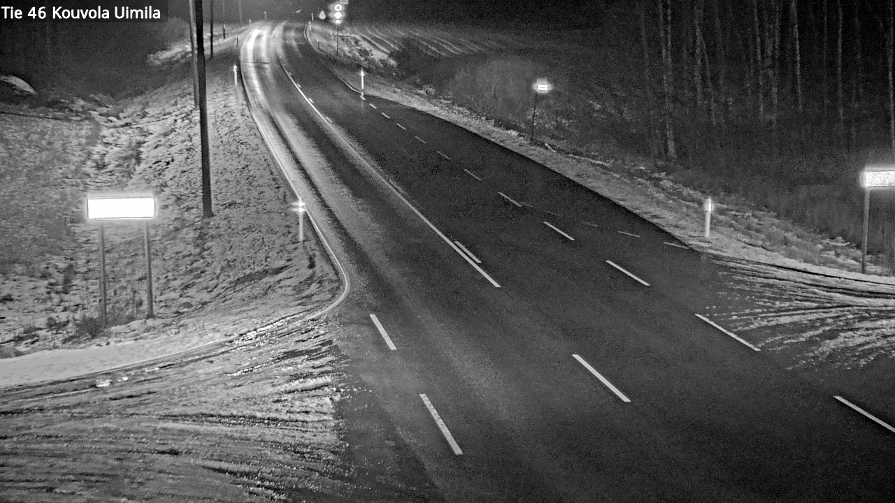 Weather Camera Image Väg 46 Kouvola, Uimila, Kouvola, Kymenlaakso