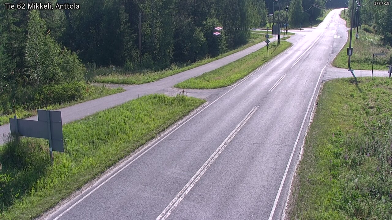 Weather Camera Image Road 62 Mikkeli, Anttola, Mikkeli, Etelä-Savo