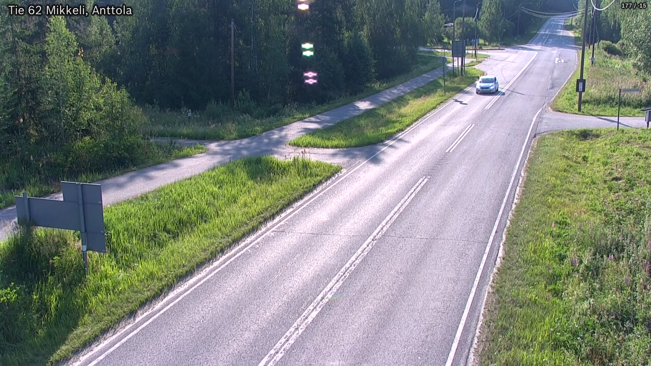 Weather Camera Image Väg 62 S:t Michel, Anttola, Mikkeli, Etelä-Savo
